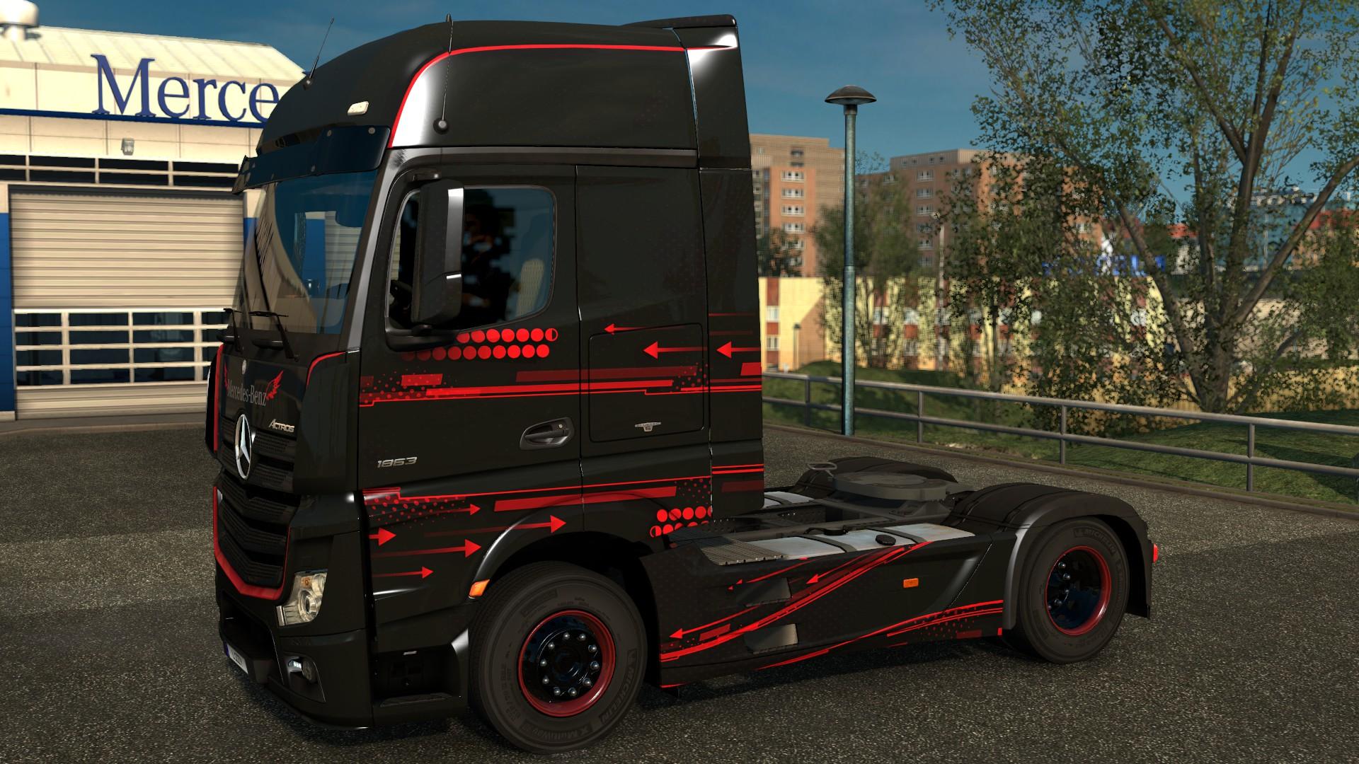 Mercedes Benz Actros Accessio Paintjob By L Zzy Modhub Us