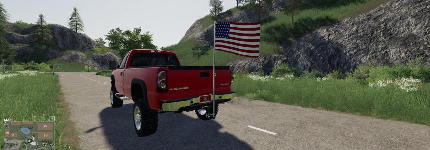 truck flag mount hitch