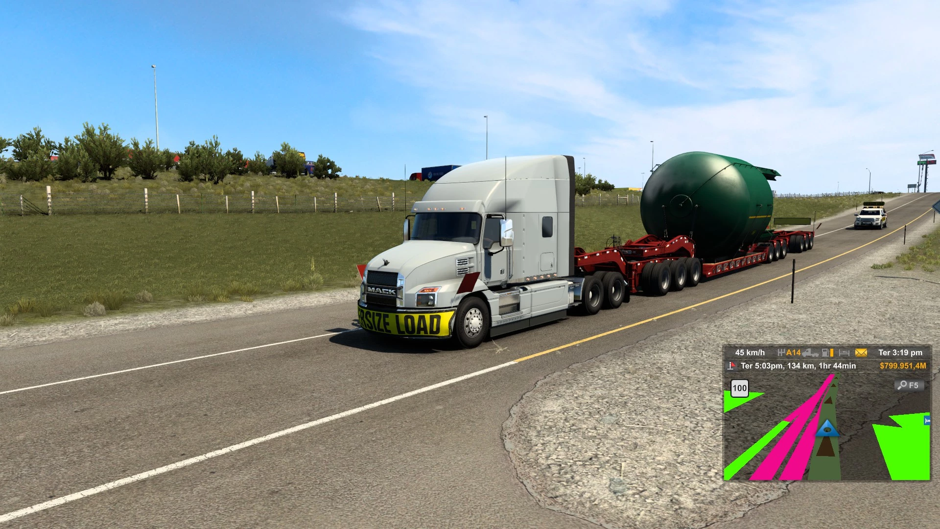 SPEED 100 KM H SPECIAL TRANSPORT ATS 1 0 1 40 1 48 Modhub Us