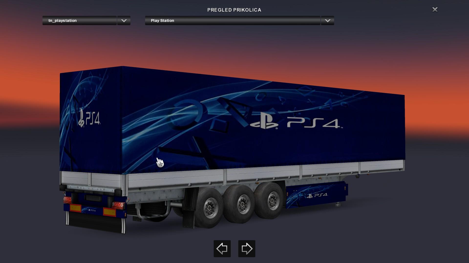 Sony PlayStation PS4 Trailer - ETS 2