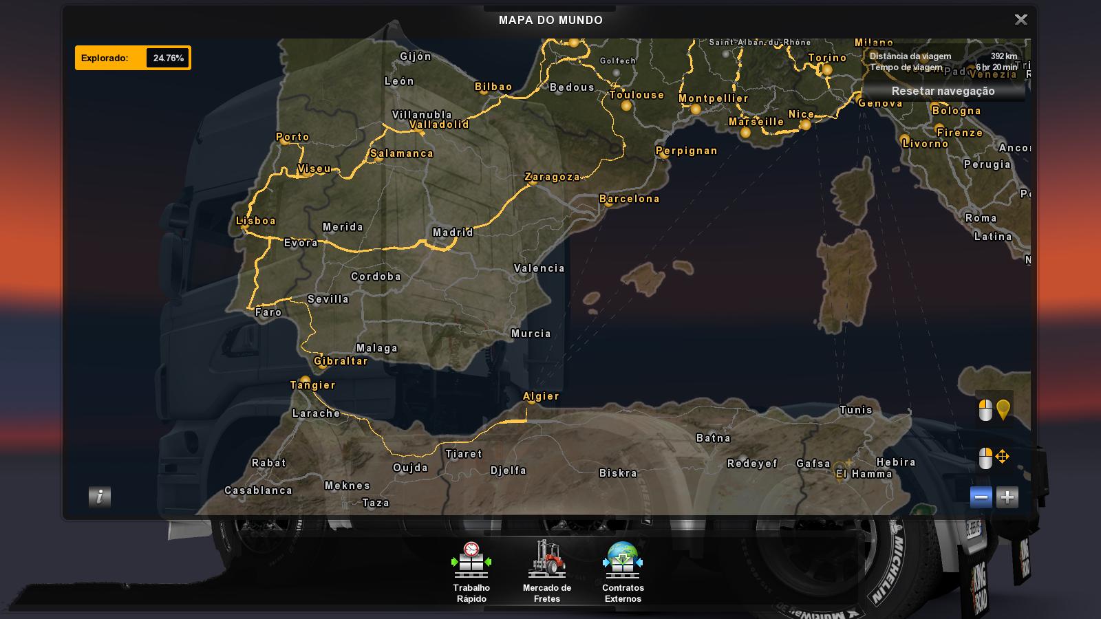 Euro Truck Simulator 2 Tsm Fix Map Background Tsm V6.6 For Ets2 1.27.X - Zoom Fix - Modhub.us