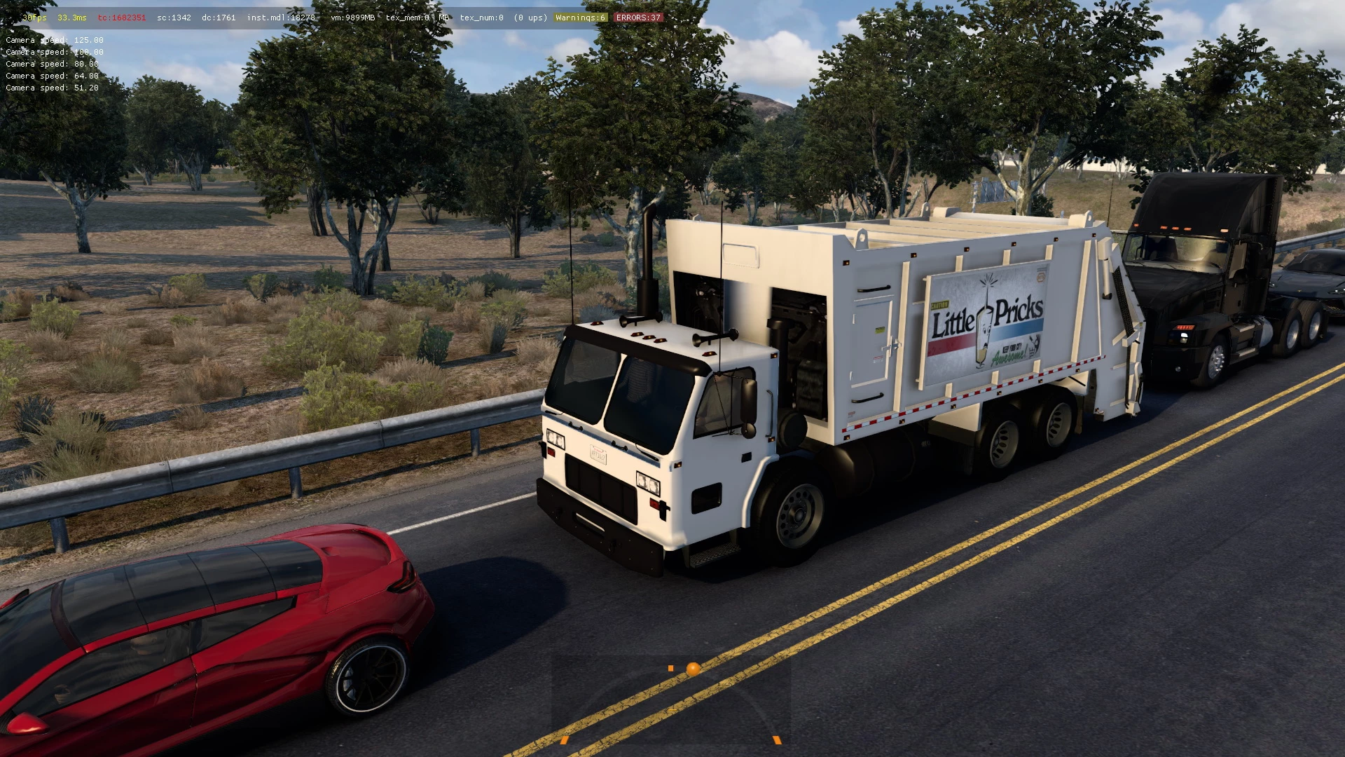 ETS2: GTA 5 Trucks & BusesTraffic Pack v1.0 [1.41] v 2.0.1