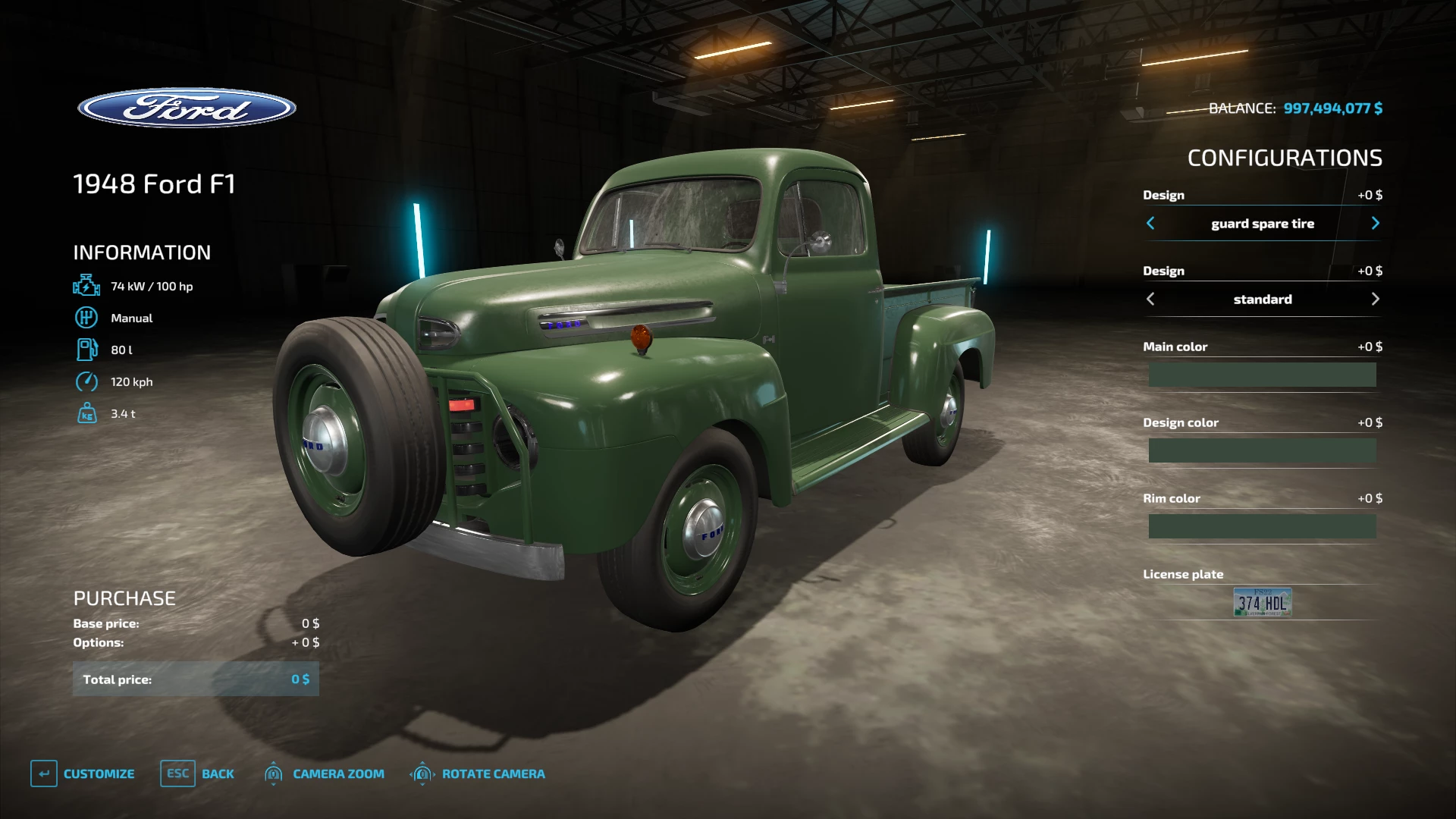 1948 Ford F1 pickup - FS 22