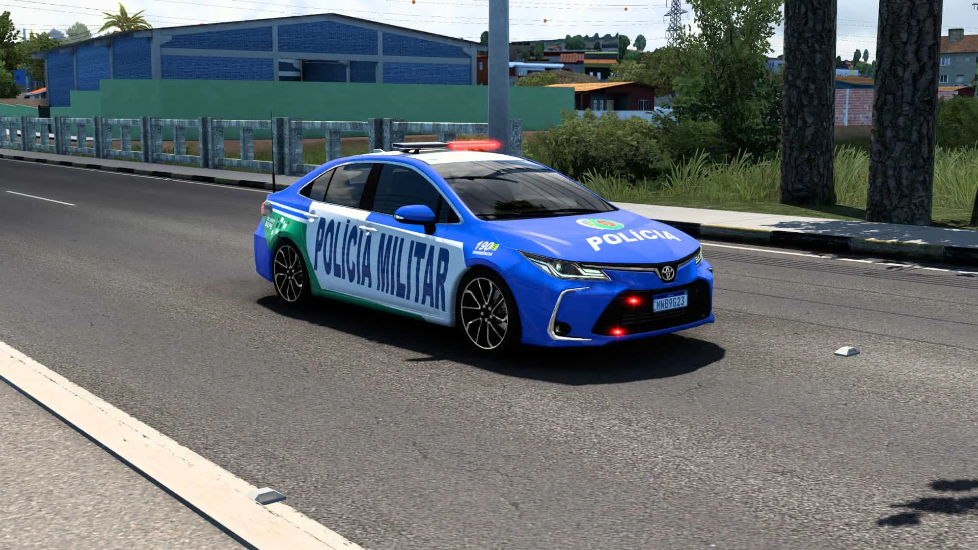 Viatura Toyota Corolla 2020 Para O ETS2