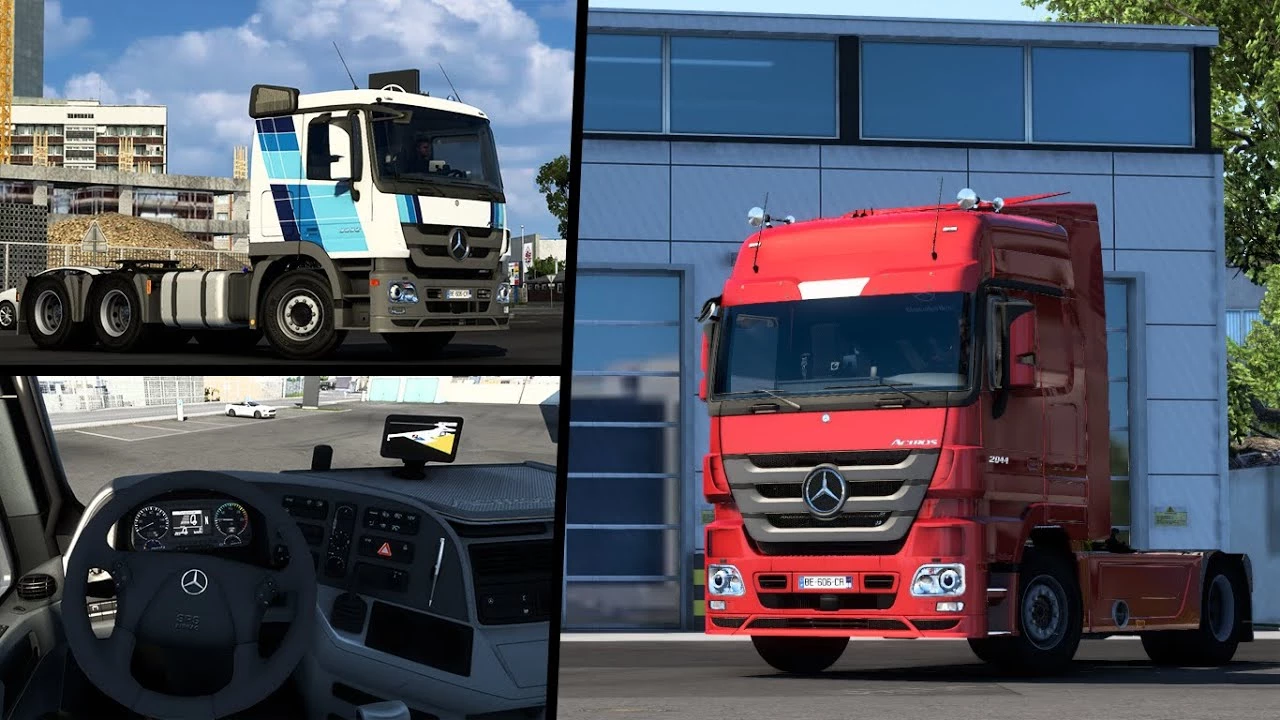 Euro Truck Simulator 2, now with the new Mercedes-Benz Actros