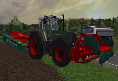 Fendt Favorit 818 with mower v1.0