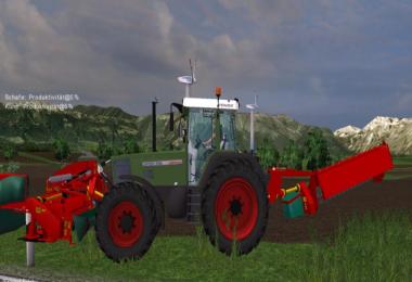 Fendt Favorit 818 with mower v1.0