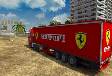 Ferrari Truck Trailer Interior