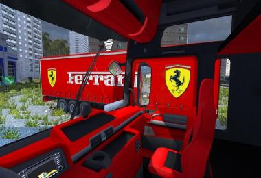 Ferrari Truck Trailer Interior