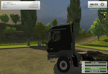 MB Actros 2048 Black v3.0 (MoreRealistic)