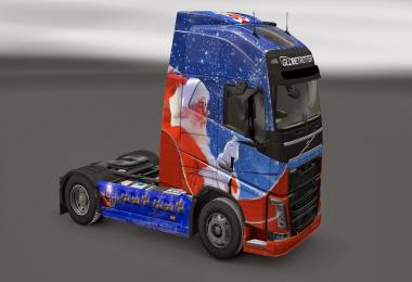 Merry Christmas 2013 Volvo FH16 Skin