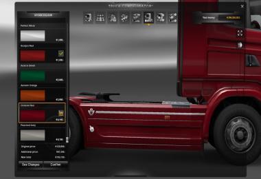 Scania V8 sideskirt V2