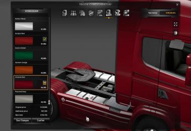 Scania V8 sideskirt V2