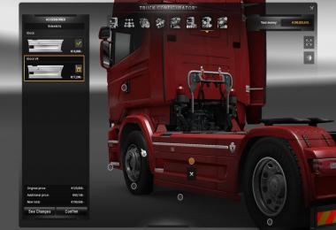 Scania V8 sideskirt