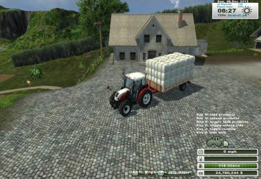 Single axle bale trailer v1.0