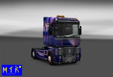 Skin Renault Magnum Light Wave