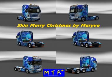 Skin Scania Merry Christmas