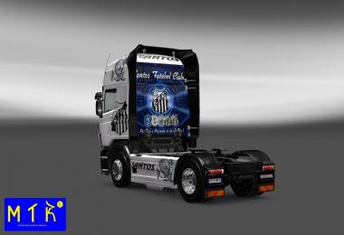 Skin Scania Santos FC