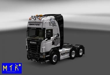 Skin Scania Santos FC