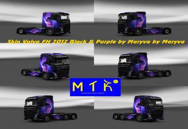 Skin Volvo FH2012 Black & Purple