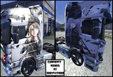 CamoGrey Manga Scania R