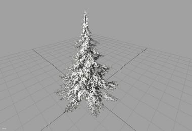 Christmas tree with snow v1.1