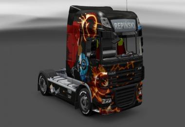 DAF XF "Hellboy" Skin