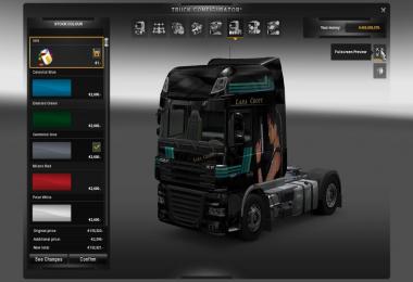 Daf XF Lara Croft Skin