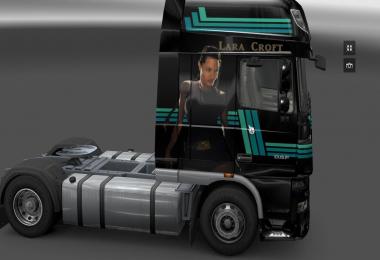 Daf XF Lara Croft Skin