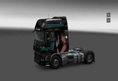 Daf XF Lara Croft Skin