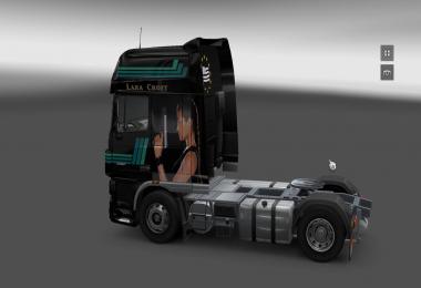 Daf XF Lara Croft Skin