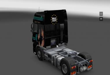 Daf XF Lara Croft Skin