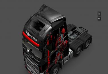 Deadpool skin for Volvo FH 2012