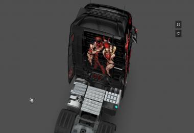 Deadpool skin for Volvo FH 2012