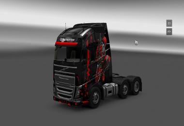 Deadpool skin for Volvo FH 2012