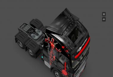 Deadpool skin for Volvo FH 2012