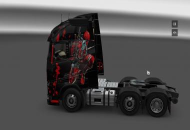 Deadpool skin for Volvo FH 2012