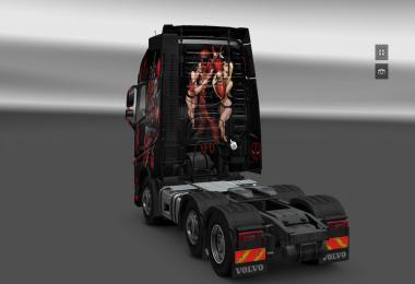 Deadpool skin for Volvo FH 2012