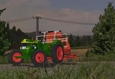 Deutz D40 rear wheel and all wheel drive v1.3 MR