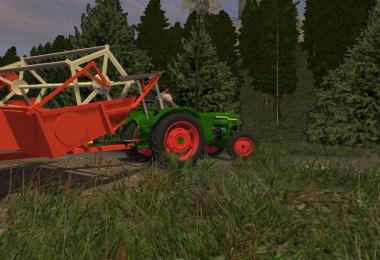 Deutz D40 rear wheel and all wheel drive v1.3 MR