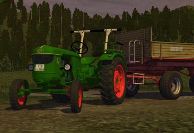 Deutz D40 rear wheel and all wheel drive v1.3 MR