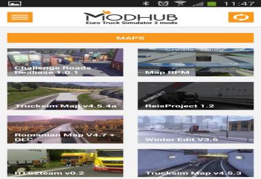 ETS2 Mods Android application