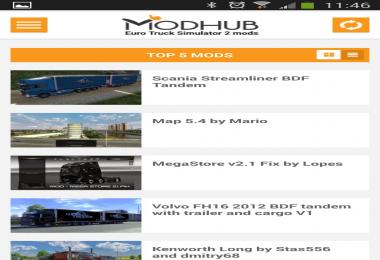 ETS2 Mods Android application