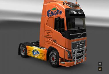 Fanta Volvo FH16 Skin