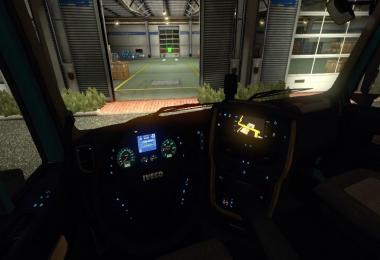 Iveco Hi-Way Dark interior + new dashboard lights