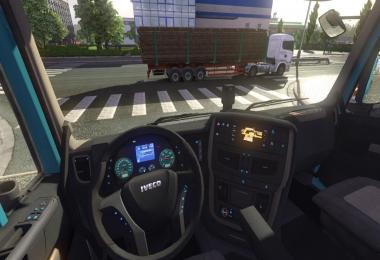 Iveco Hi-Way Dark interior + new dashboard lights