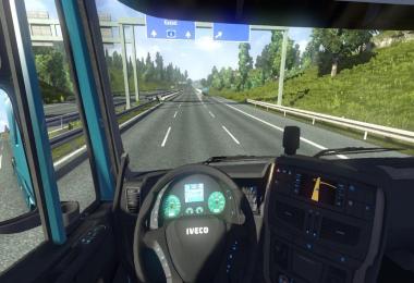 Iveco Hi-Way Dark interior + new dashboard lights