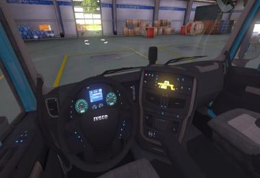 Iveco Hi-Way Dark interior + new dashboard lights