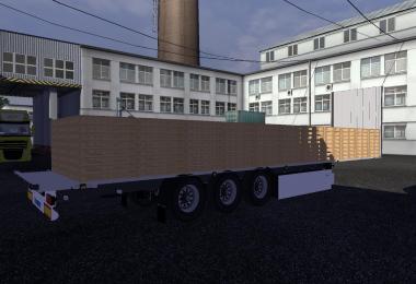 Krone Trailer with pallets