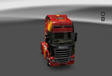 Manchester United skin Scania R